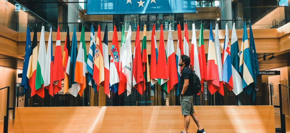 Decorative Photo by Ali Levlog: https://www.pexels.com/photo/flags-in-european-parliament-building-in-strasbourg-france-14232002/