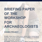 cover-ENIGMA_BRIEF-Workshop_Archaeologists-5-2-2025